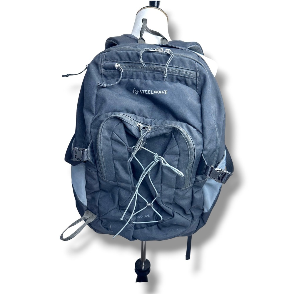 Patagonia Chacabuco 32L Backpack Unisex OS Black Steelwave Logo